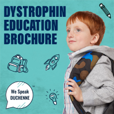 Dystrophin Education Brochure cover