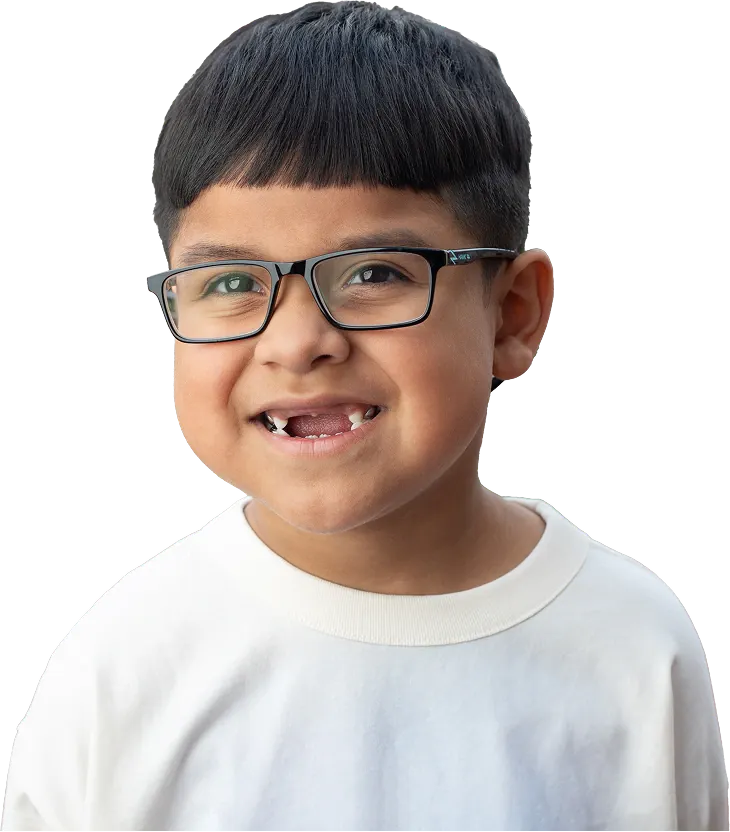 Diego smiling at the camera